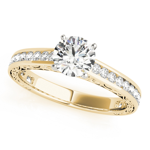 OVNT51047-E 14kt gold Engagement Rings ANTIQUE
