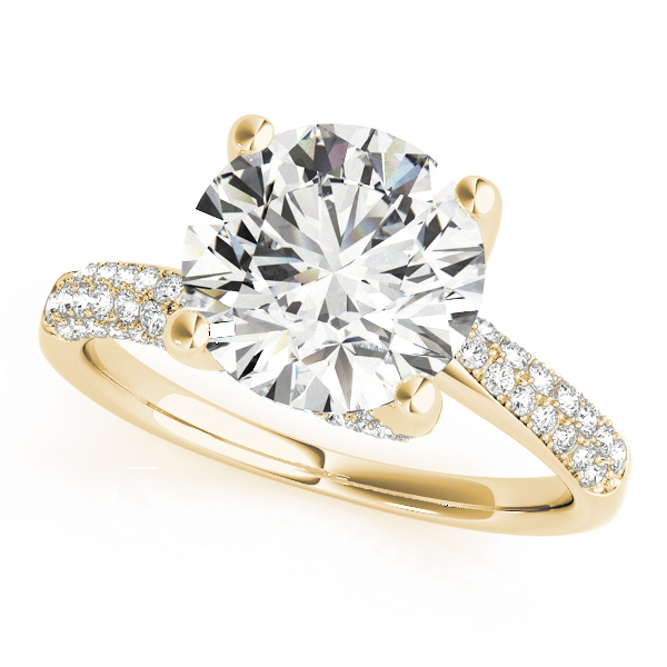 OVNT 84816 14kt gold Engagement Rings BYPASS