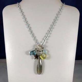 **SOLD** Chalcedony charm necklace from Tashka by Beatrice