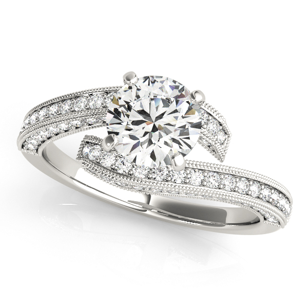 OVNT 84693 14kt gold Engagement Rings BYPASS